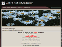 Tablet Screenshot of lambethhort.com